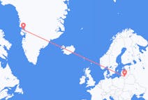 Flights from Kaunas, Lithuania to Qaarsut, Greenland