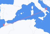 Vluchten van Rabat naar Bari