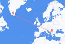 Flyg från Pristina, Kosovo till Narsarsuaq, Grönland