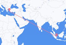 Flights from Pangkal Pinang, Indonesia to Icaria, Greece