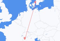 Flyreiser fra København, Danmark til Torino, Italia