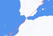 Flyrejser fra Ajuy, Spanien til Girona, Spanien