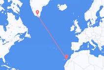 スペインのから フエルテベントゥラ島、グリーンランドのへ ナルサルスアクフライト