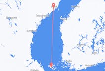 Flyreiser fra Mariehamn, Åland til Umeå, Sverige
