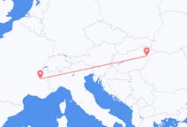 Loty z Debreczyn, Węgry do Grenoble, Francja