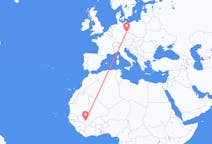 Flyrejser fra Bamako, Mali til Dresden, Tyskland
