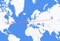 Flyg från Toronto, Kanada till Novosibirsk, Ryssland