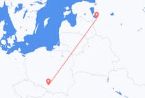 Flyg från Pskov till Katowice
