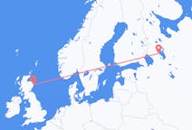 Flights from Petrozavodsk, Russia to Aberdeen, the United Kingdom