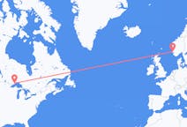 Flyreiser fra Thunder Bay, til Haugesund
