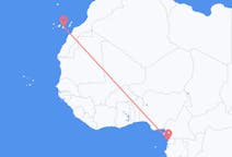 Flyreiser fra Bata, Ekvatorial-Guinea til Las Palmas, Spania