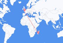 Flights from Tôlanaro, Madagascar to Nantes, France