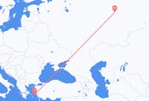 Flights from Perm, Russia to Icaria, Greece