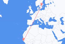 Flyreiser fra Bissau, til Linköping