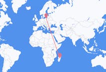 Flyreiser fra Antananarivo, Madagaskar til Gdańsk, Polen