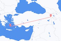 Flights from Santorini, Greece to Iğdır, Turkey