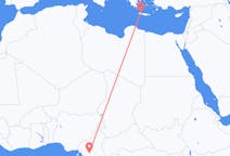 Flyrejser fra Yaoundé, Cameroun til Chania, Grækenland
