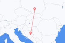 Flights from Krakow to Sarajevo