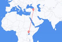 Flyreiser fra Entebbe, Uganda til Mardin, Tyrkia