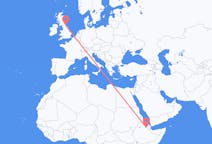 Flights from Semera, Ethiopia to Durham, England, England