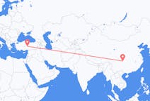 Flyrejser fra Chongqing, Kina til Kayseri, Tyrkiet