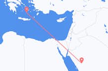 Flights from Al-`Ula to Santorini