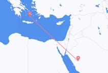 Flyrejser fra Al-'Ula til Santorini