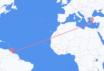 Flights from Georgetown to Rhodes