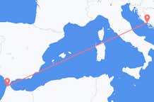 Vluchten van Tanger naar Split