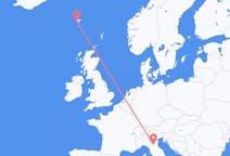 Flights from Bologna to Sørvágur