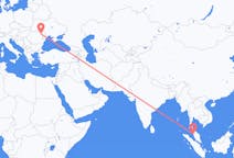 Flyreiser fra Penang, Malaysia til Iași, Romania