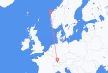Flyrejser fra Zürich, Schweiz til Florø, Norge