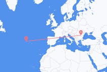 Flights from Bucharest, Romania to Corvo Island, Portugal