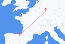Vluchten van Vitoria, Spanje naar Frankfurt, Duitsland
