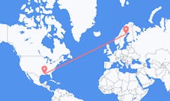 Flyreiser fra New Orleans, USA til Skelleftea, Sverige
