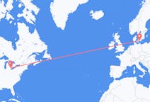 Flyreiser fra Detroit, USA til Malmö, Sverige