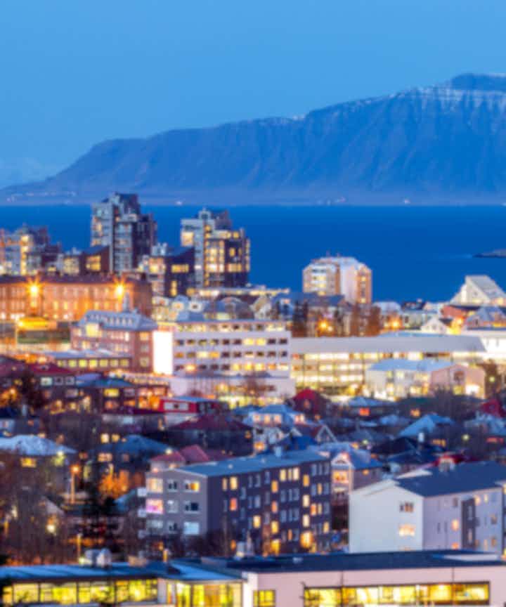 Flyg från staden Honolulu till staden Reykjavik