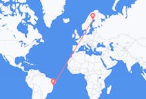 Flights from Salvador, Brazil to Luleå, Sweden