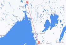 Vluchten van Göteborg naar Oslo
