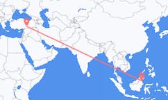 Flights from Tarakan, North Kalimantan, Indonesia to Adıyaman, Turkey
