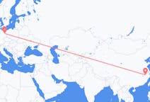 Flyg från Huangshan, Kina till Berlin, Maryland, Tyskland