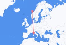 Flights from Molde, Norway to Olbia, Italy