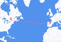 Flights from Ottawa, Canada to Madrid, Spain