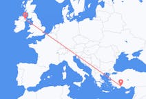 Flights from Antalya, Turkey to Belfast, Northern Ireland