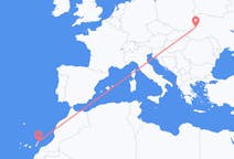 Flyg från Lviv, Ukraina till Lanzarote, Spanien