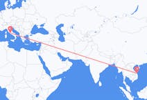 Flyreiser fra Chu Lai, Vietnam til Roma, Italia