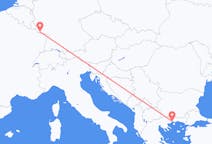 Flights from Saarbrücken, Germany to Kavala, Greece