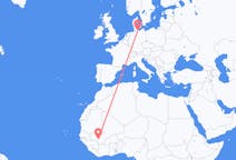 Flyrejser fra Bamako, Mali til Lubeck, Tyskland