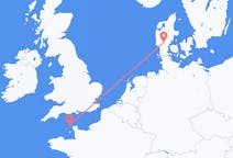 出发地 根西岛出发地 奧爾德尼島目的地 丹麦比隆的航班