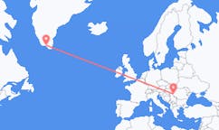그린란드 나르사크에서 출발해 루마니아 티미쇼아라로(으)로 가는 항공편